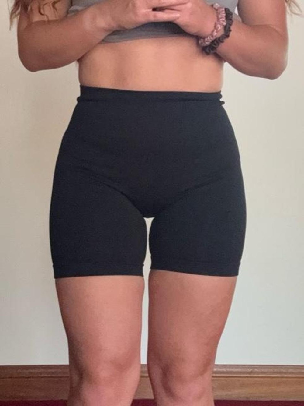 High-Rise Black Women’s Bike Shorts — Sleek Support